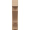 Ekena Millwork 8-in W x 34-in D x 34-in H Balboa Block Rough Cedar Woodgrain TimberThane Outlooker, Primed Tan OUTUR080X34X34BOA44RCPR - alternate 5